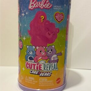 Barbie Cutie Reveal Care Bears Doll with Pink and Purple